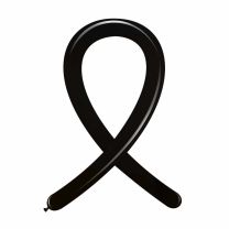 Black Standard Cattex 260 Latex Balloons 100Ct