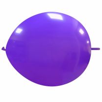 Purple 12" Linking Cattex Latex Balloon 50Ct