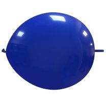 Dark Blue 12" Linking Cattex Latex Balloon 50Ct