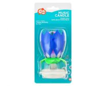 Blue Musical Candle 1ct
