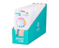 Display Spiral Birthday Candles with Holders Asst. Colours 24 pk 