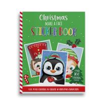 Christmas Make A Face Stick Book 1ct