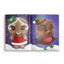 Christmas Make A Face Stick Book 1ct